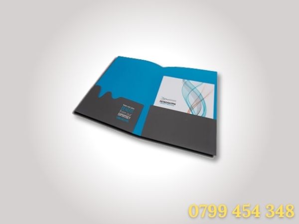 Bìa hồ sơ 2 tay gấp