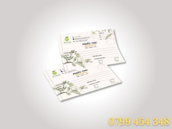 Biểu mẩu phiếu thu