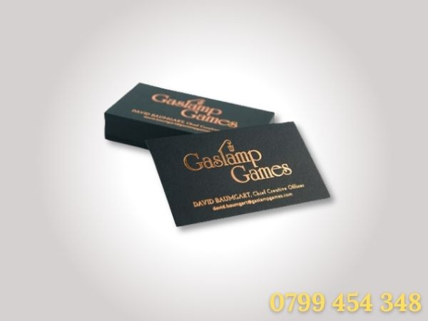 Danh thiếp ép kim