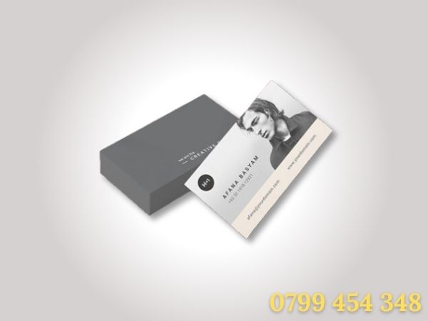 Danh thiếp giấy không cần màn