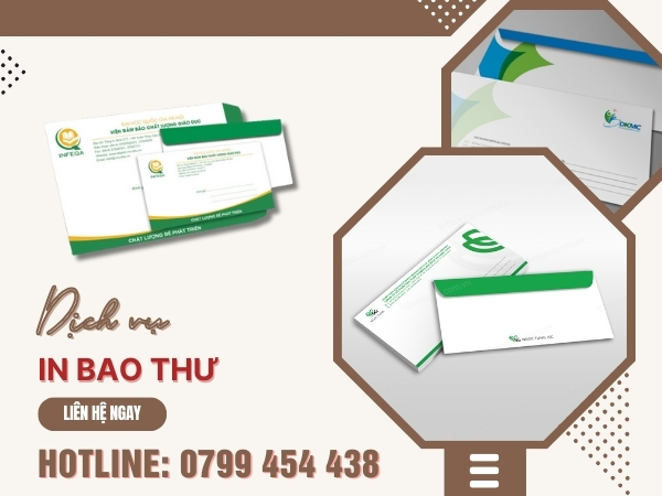 Xưởng in bao thư tại Duy Xuyên hổ trợ thiết kế theo yêu cầu