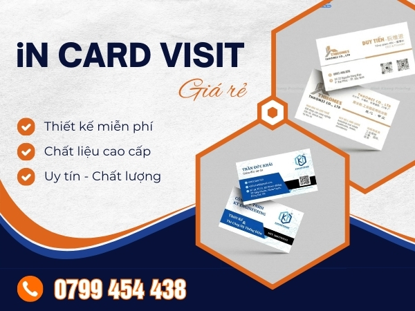 Xưởng in Card Visit chất lượng cao tại Gia Lai