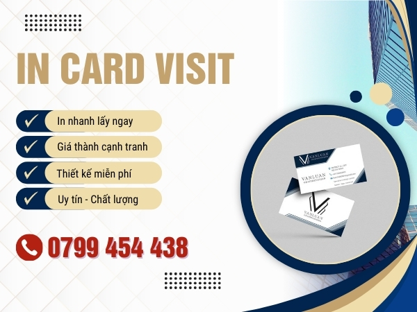 Cung Cấp Dịch Vụ In Card Visit Theo Yêu Cầu Tại Hoà Xuân Đà Nẵng