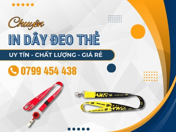 In dây đeo thẻ nhân viên tại Cẩm Lệ Đà Nẵng uy tín giao nhanh