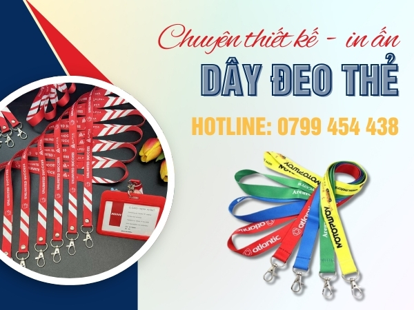 In dây đeo thẻ sinh viên nhân viên doanh nghiệp ở  Điện Bàn Đà Nẵng
