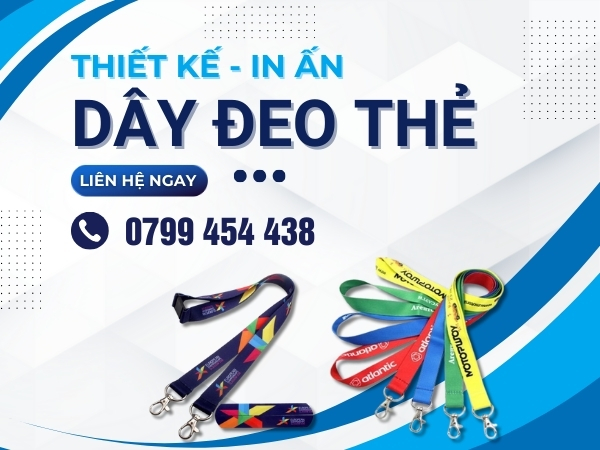 Xưởng in dây đeo tại Liên Chiểu Đà Nẵng giá rẻ uy tín giao nhanh