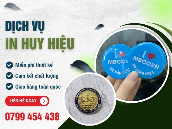 Giải pháp in huy hiệu tại Đà Nẵng cho trường học lớp học