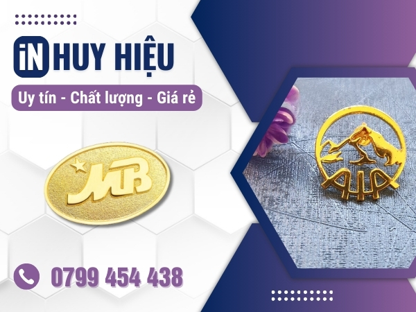 Giải quyết vấn đề in huy hiệu tại Huế mờ nhòe bong tróc