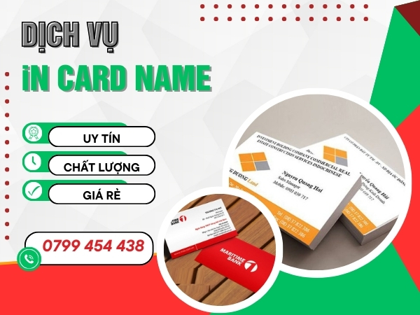 Xưởng In Name Card Không Qua Trung Gian Tại Nha Trang