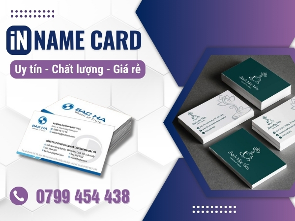 Giải pháp in Name Card cho doanh nghiệp tại Quy Nhơn