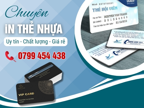 Xưởng in thẻ nhựa công nghệ cao tại Quảng Trị