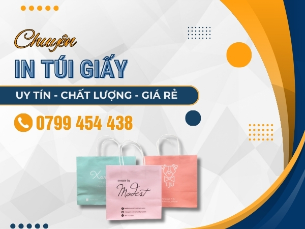 Cung cấp dịch vụ in túi giấy theo yêu cầu tại Cẩm Lệ Đà Nẵng