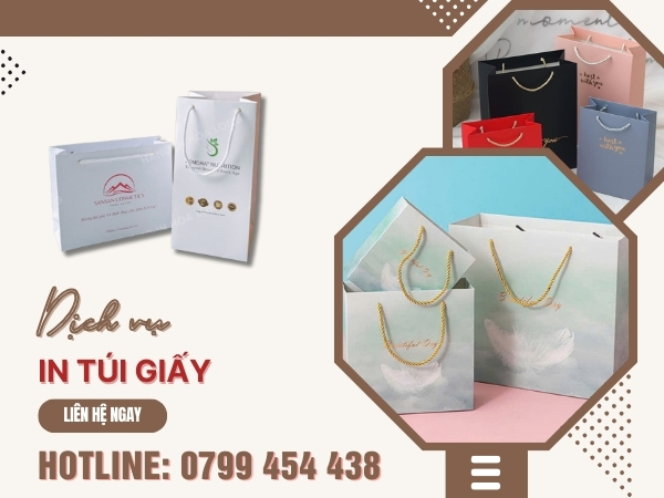 Dịch vụ thiết kế và in túi giấy số lượng lớn tại Điện Bàn Đà Nẵng