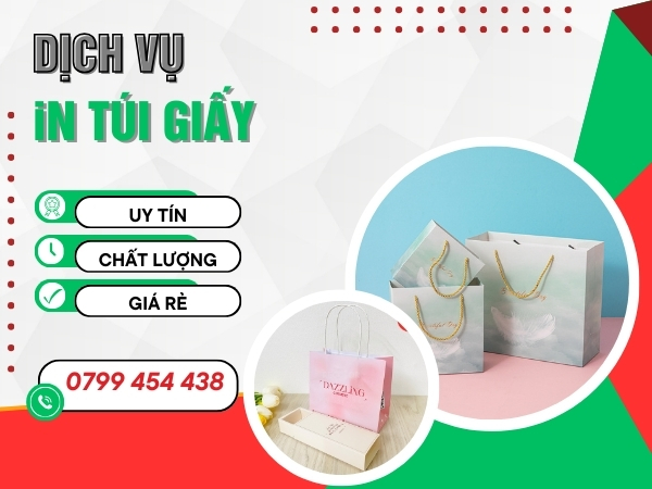 Thiết kế và in túi giấy giá tốt tại Nha Trang