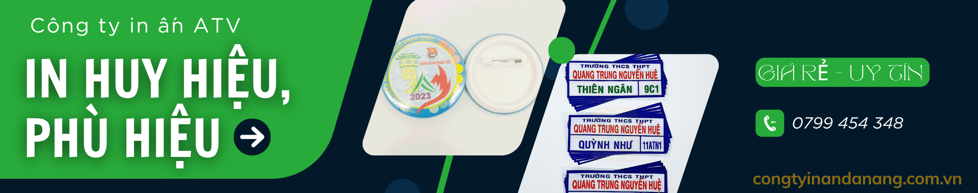 In Huy Hiệu - Phù Hiệu