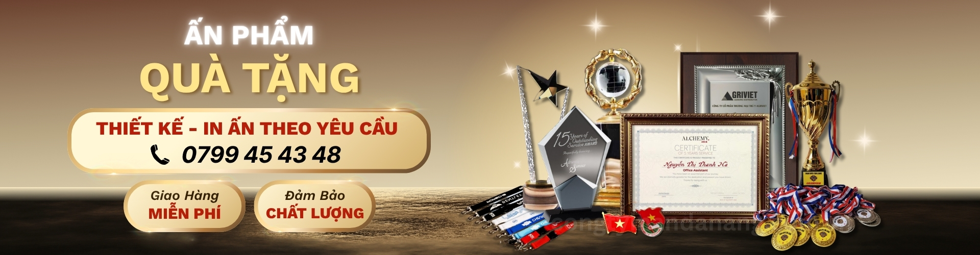 lời kết ấn phẩm quà tặng